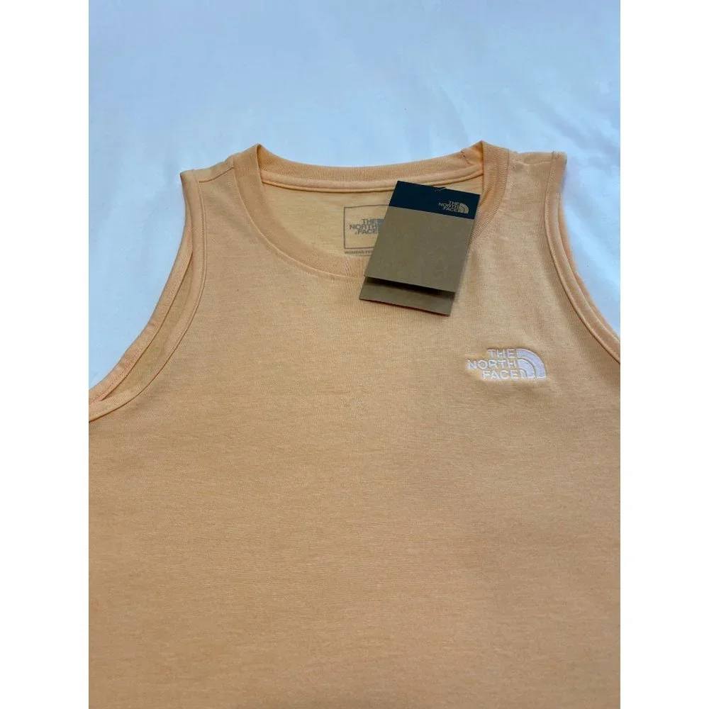 NWT The North Face Women's Simple Logo Tri-Blend Tank Top Size Medium